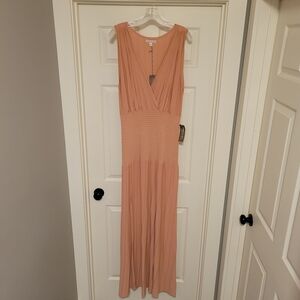Eva Mendes for New York & Company Blush Maxi Dress XL